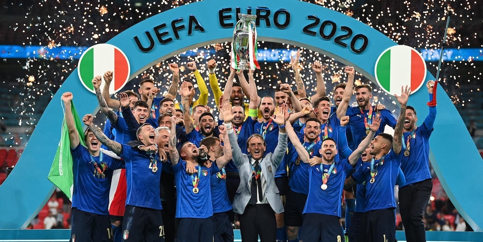 Italy Winner Euro 2020 in Lego Football • Italia Campione d'Europa