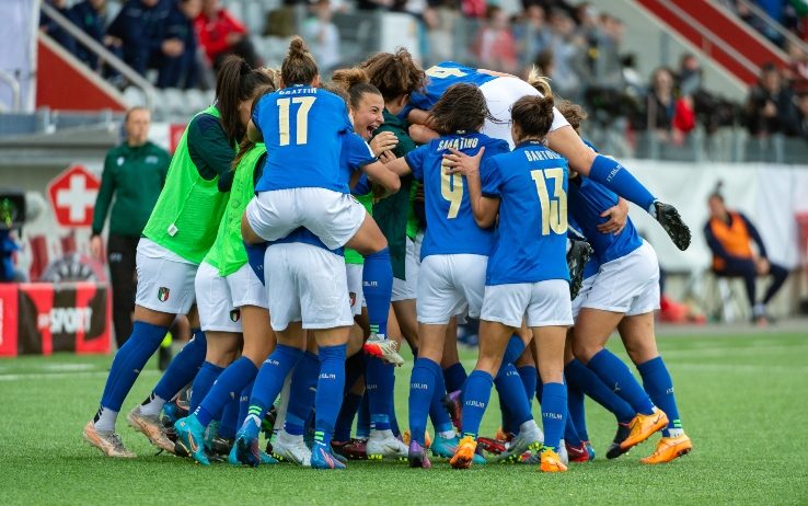 Calcio femminile, qualificazioni Mondiali 2023: l’Italia batte 1-0 la Svizzera