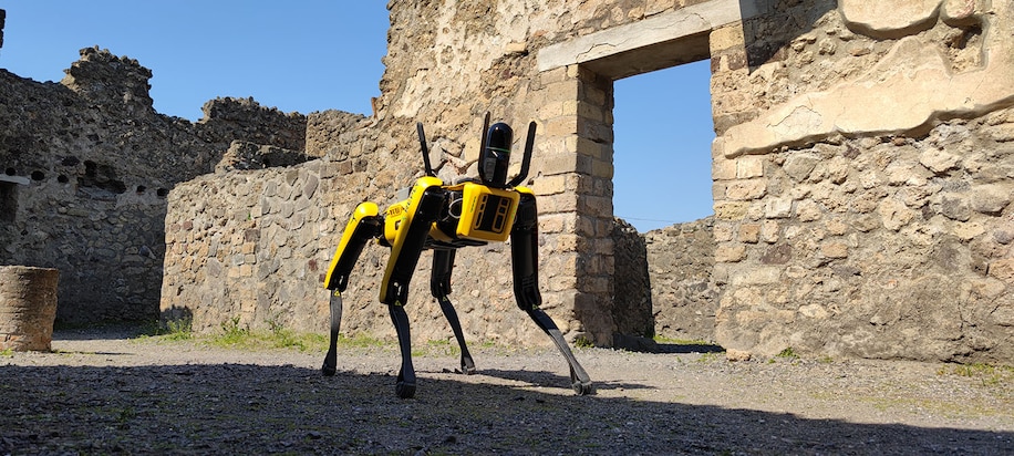 A robot dog called Spot is helping restore the ancient city of Pompeii