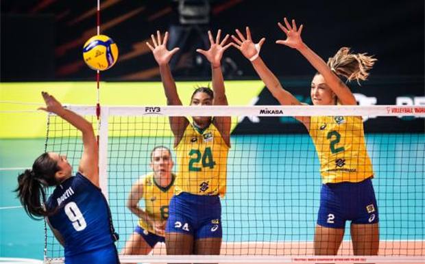 Mondiali di pallavolo femminile 2022, Italia-Brasile, risultato: 1-3. Azzurre per il bronzo