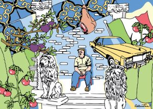 The Italian-Canadian home. lllustration by Tava (2016)