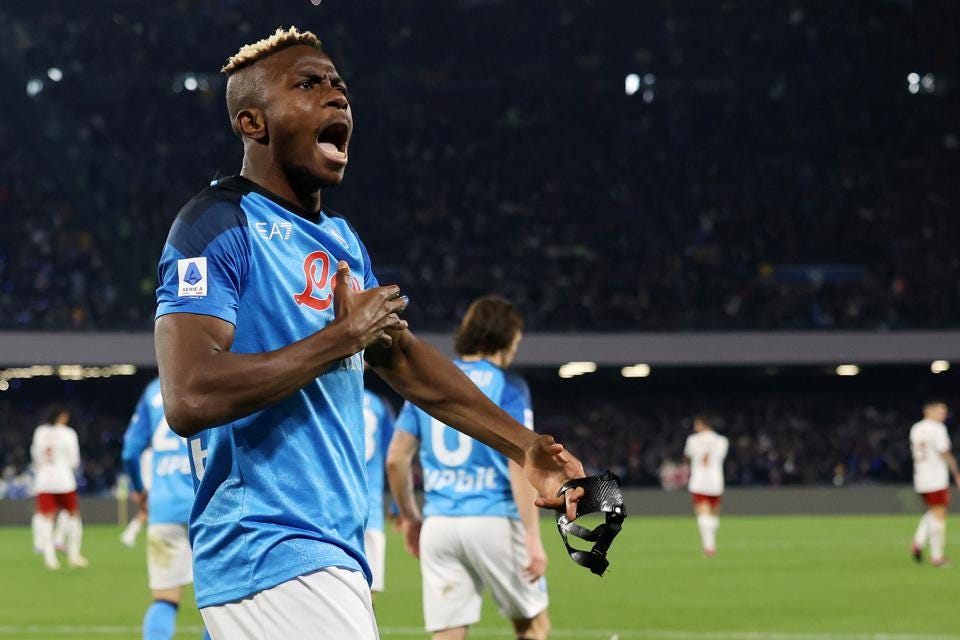 Victor Osimhen Once Again Delivers As Napoli Dream of A Serie A Title