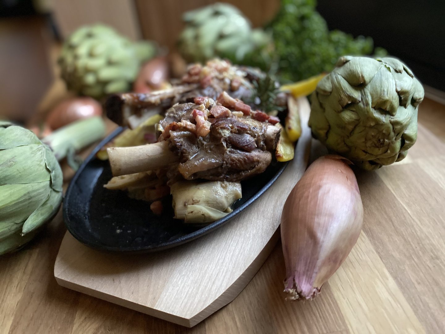 Lamb Stew with Artichokes Panoram Italia