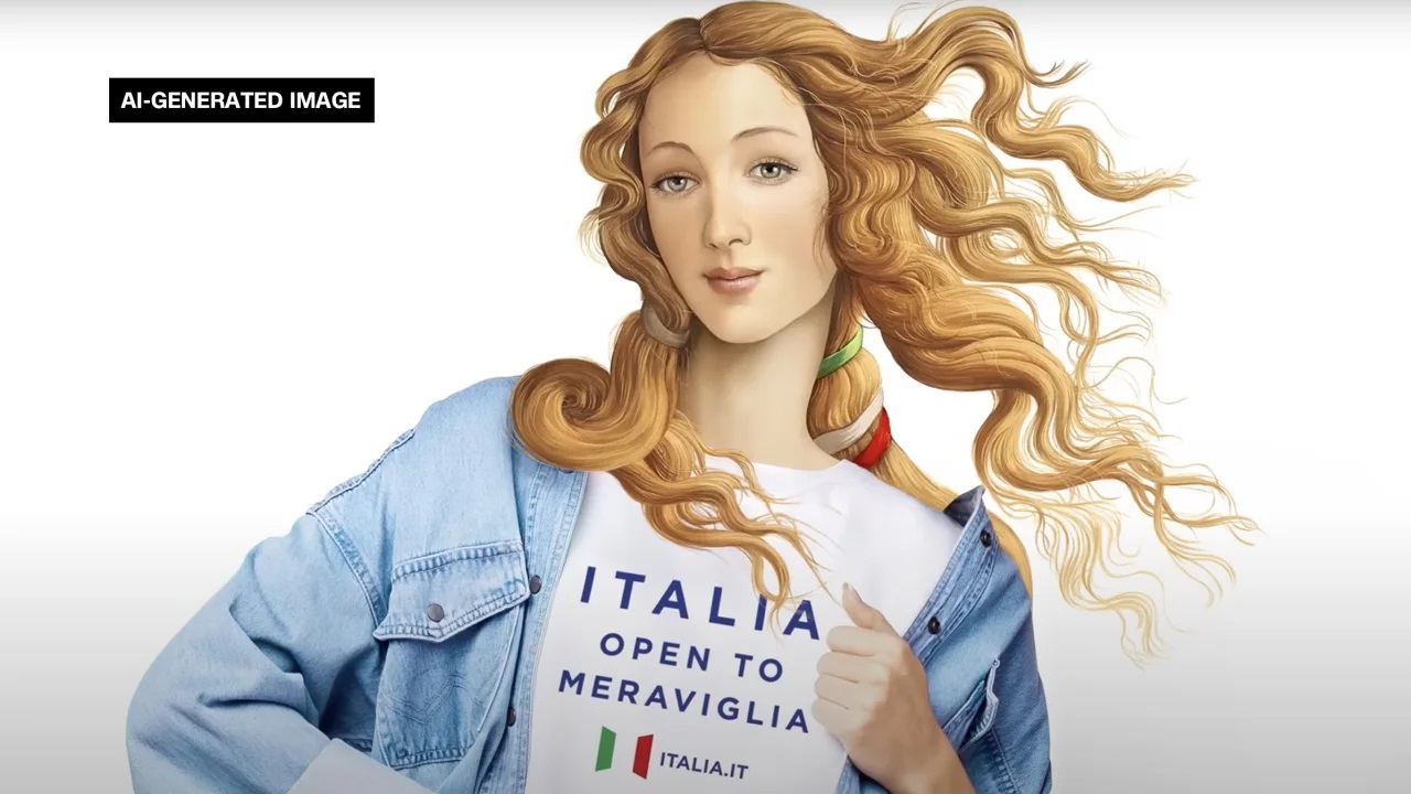 Italy’s new tourism ambassador is Botticelli’s Venus, brought to life by AI
