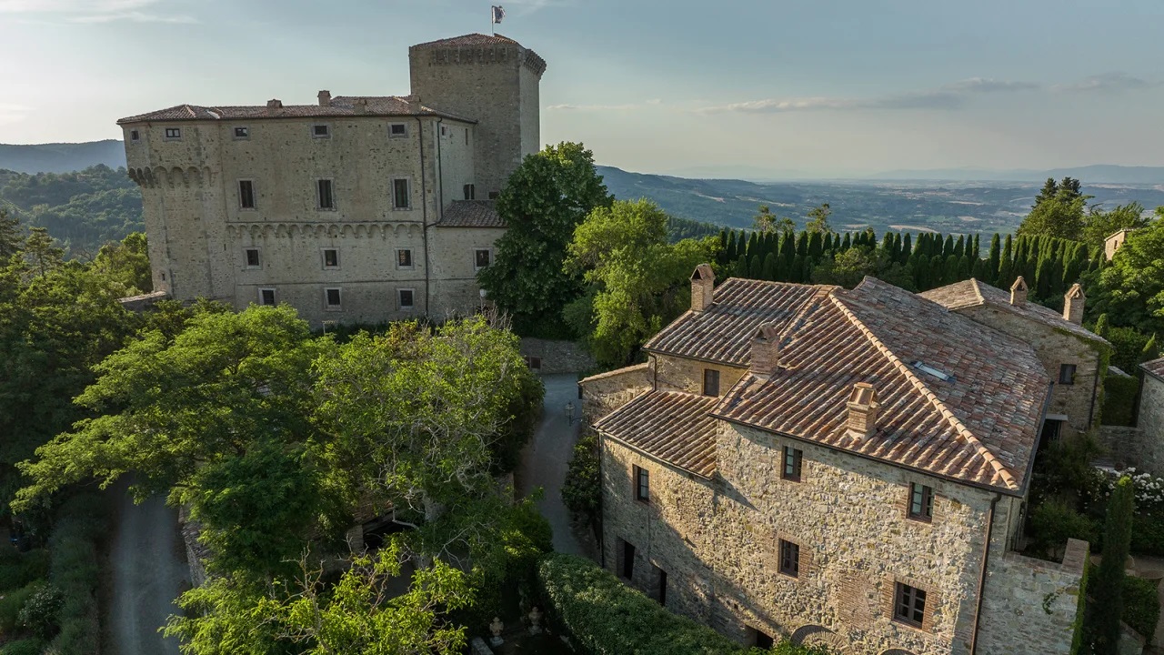 They bought a huge rundown Italian castle and transformed it into a luxury retreat