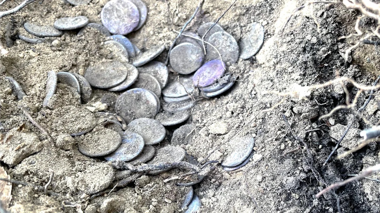 Buried treasure, including nearly 200 Roman coins, found in Italy