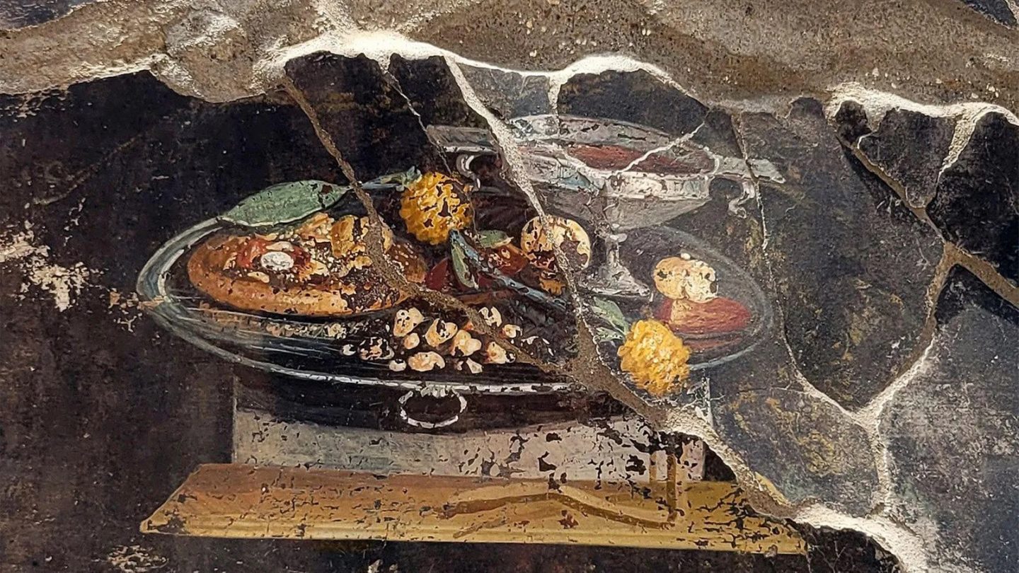 World’s Table – Adoreum: the newly discovered flatbread fresco of Pompeii