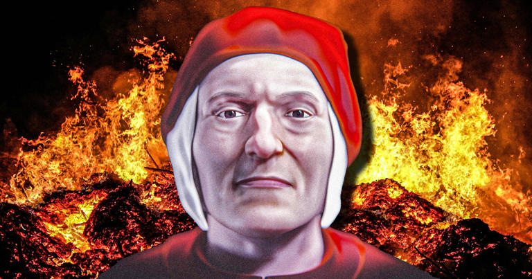 Face of man who created our vision of Hell has been revealed after 700 years