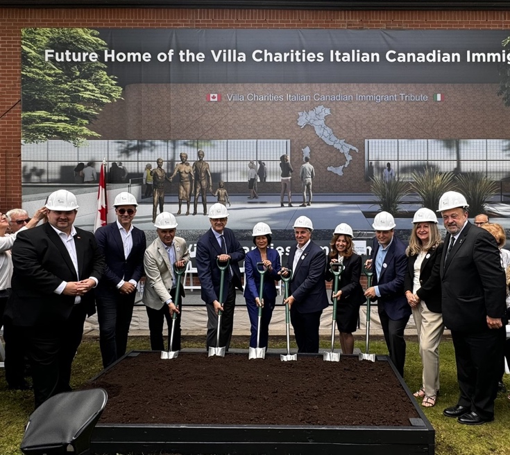 Villa Charities Begins Construction on Italian Canadian Immigrant Tribute Installation