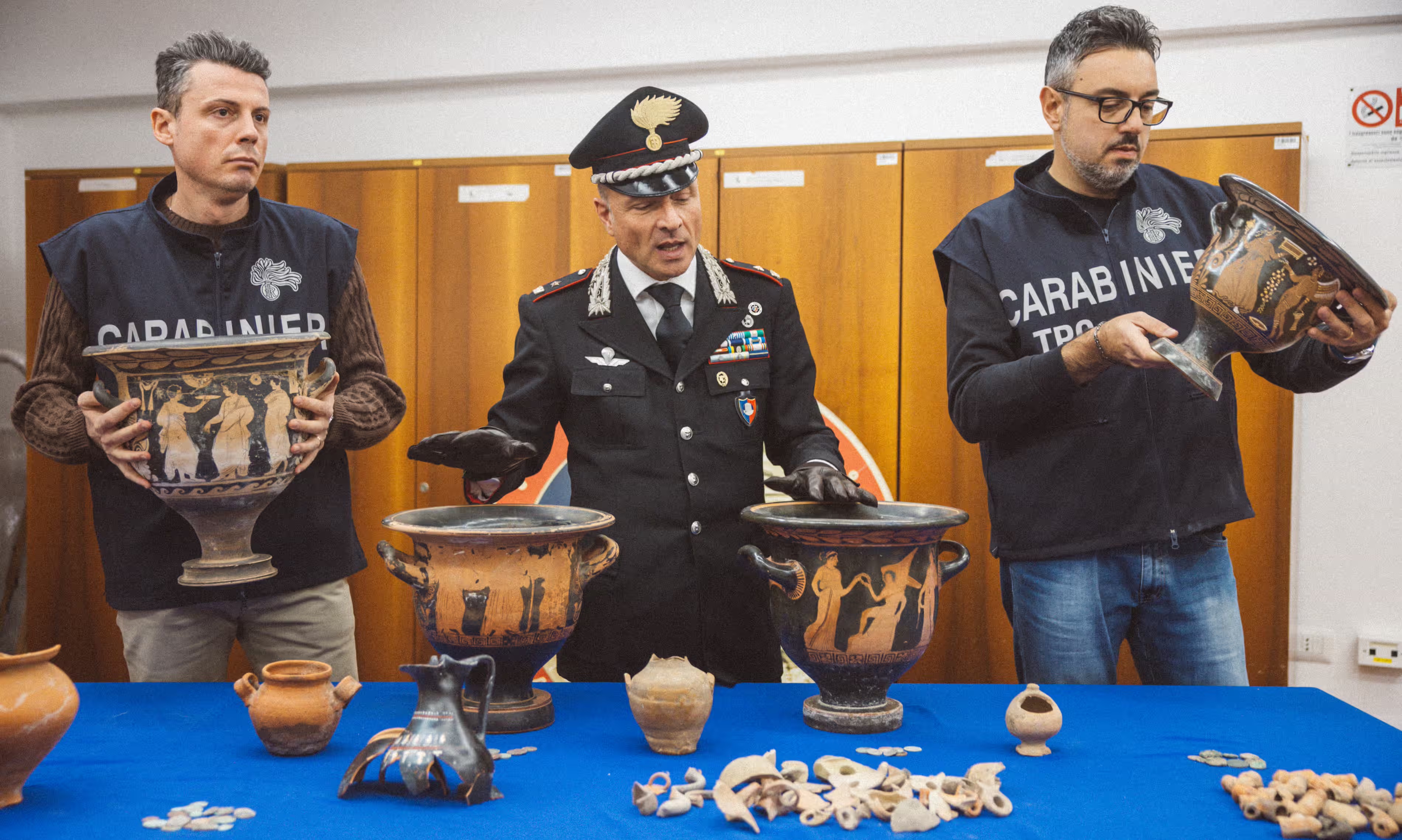 Italy Carabinieri cultural heritage protection squad foiled tomb-raiders