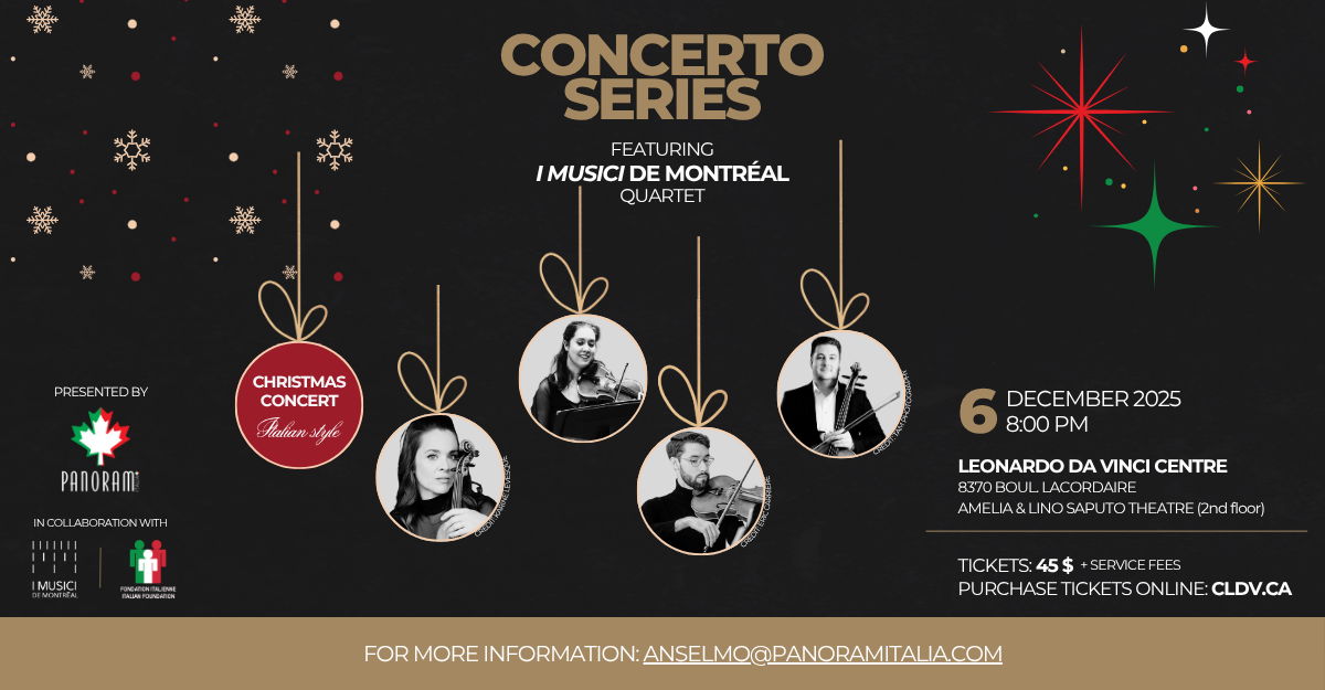 Panoram Italia Concerto Series: A New Chapter Continues on December 6